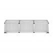 Green Fingers Greenhouse 180x50x50CM Cold Frame Plant Grow Aluminium Polycarbonate Green House