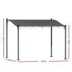 Instahut Gazebo Marquee 3m Outdoor Event Wedding Tent Camping Party Shade Iron Art Canopy Grey