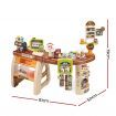 Keezi Kids Supermarket Pretend Role Play Shop Grocery 52 Accessories Toy Set