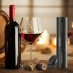 Electric Wine Opener with Foil Cutter One-click Button Reusable Automatic Wine Corkscrew Remover for Home Party Bar Wedding