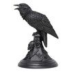 Raven Candle Stick Holder, Halloween Candlestick Decoration for Home Garden (Raven)