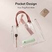 Handheld Mini Fan, 3 IN 1 Hand Fan, Portable USB Rechargeable Small Pocket Fan for Women,Travel,Outdoor, Pink