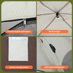 4 Man Beach Tent Camping Shelter Auto Pop Up Family Instant Sun Shade Hiking Fishing Picnic Outdoor Rain Water UV Proof Portable 240x240x155cm