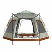 4 Man Beach Tent Camping Shelter Auto Pop Up Family Instant Sun Shade Hiking Fishing Picnic Outdoor Rain Water UV Proof Portable 240x240x155cm