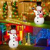 Snowman Christmas Light 150cm 3D Xmas Figure 200 LED String Fairy Decor Lighted Home Outdoor Decoration Ornament Gift Boxes Bag Foldable