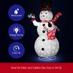 Snowman Christmas Light 150cm 3D Xmas Figure 200 LED String Fairy Decor Lighted Home Outdoor Decoration Ornament Gift Boxes Bag Foldable