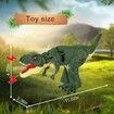 Dinosaur Telescopic Swing Fidget Toy, Trigger The T-Rex Toy for Kids and Adults Age 3 4 5 6 7(With lights With Sound Effect, Green)