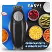 Higher Torque and One Touch Electric Jar Opener Easy Remove Almost Size Lid with Auto-Off,Powerful Bottle Opener for Arthritic Hands,Automatic Jar Opener for Weak Hands and Seniors (Black)