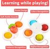 3PCS Pop up Suction Cup Spinner Toys for 3 4 Year Old Boy Girl
