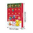 Christmas POKEMON Advent Calendar 24 Days  24 Pokemons Blind Box Gift Surprise RED BOX