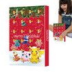 Christmas POKEMON Advent Calendar 24 Days  24 Pokemons Blind Box Gift Surprise RED BOX