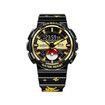 Anime Watch Pikachu Kids Watch Pokemon Series New Student High End Electronic Watch Gifts for Boys and Girls Col.Black