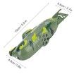 Mini RC Submarine Toy, Remote Control Submarine, Mini Simulation Military Remote Control 6 Channel Submarine Toy Model (Green)