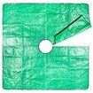 Landscape Tarp for Trimming with 12 inch Hole, Garden Tree Pruning Waterproof Tarp