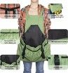 Gardening Apron, Garden Apron with Quick Release Pockets for Harvesting Gardening, Water Resistant Apron for Men and Women