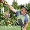 Gardening Apron, Garden Apron with Quick Release Pockets for Harvesting Gardening, Water Resistant Apron for Men and Women