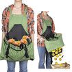 Gardening Apron, Garden Apron with Quick Release Pockets for Harvesting Gardening, Water Resistant Apron for Men and Women
