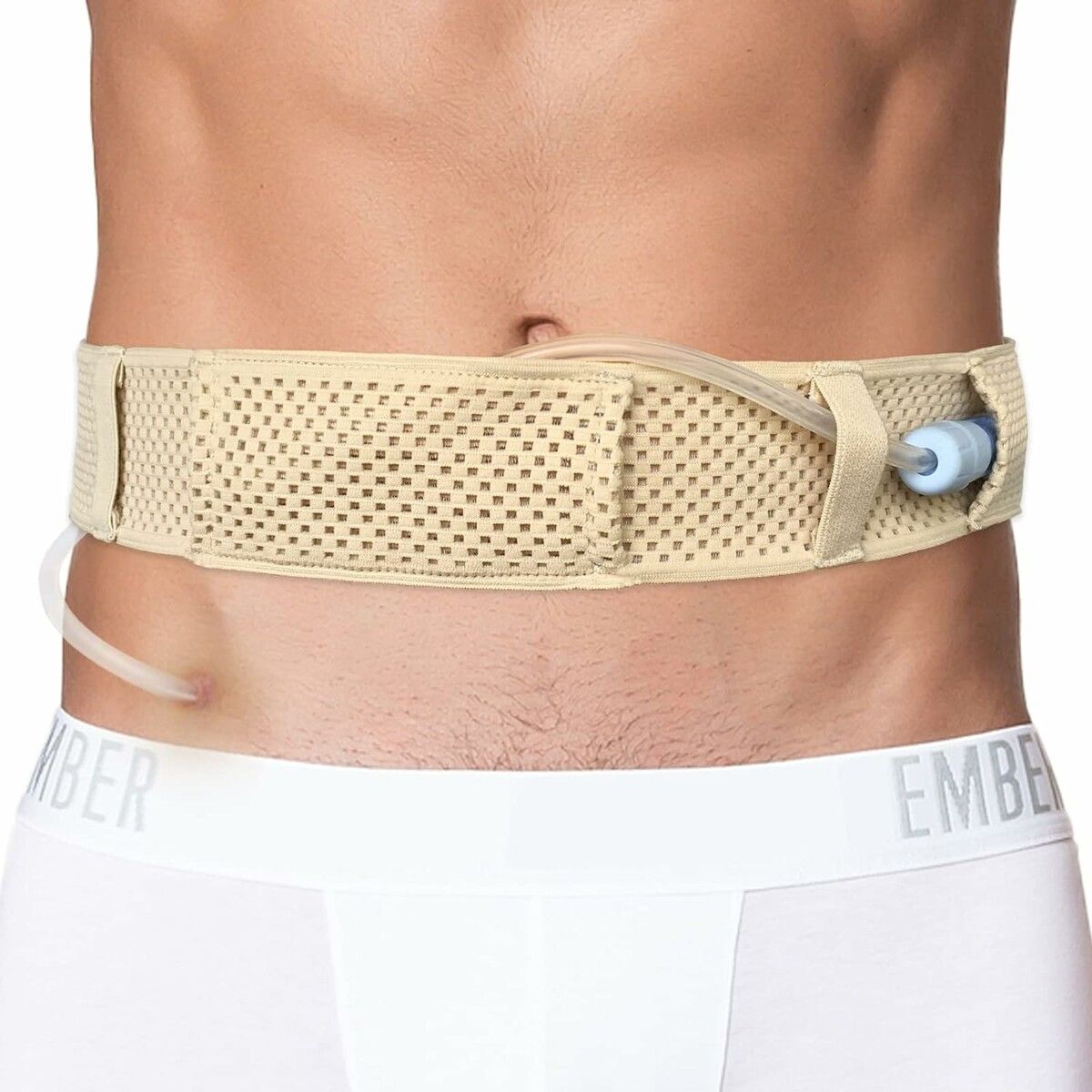 Comfortable Breathable Peritoneal Dialysis Belt PD Catheter Holder Accessories for Men Women Size:M 73-105 CM