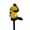 Halloween Skull Pathway Lights, Garden Stake Lights Halloween Outdoor Decorations, Waterproof  3D LED Skull Halloween Decor for Yard Porch Lawn Pathway Garden