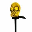 Halloween Skull Pathway Lights, Garden Stake Lights Halloween Outdoor Decorations, Waterproof  3D LED Skull Halloween Decor for Yard Porch Lawn Pathway Garden