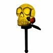 Halloween Skull Pathway Lights, Garden Stake Lights Halloween Outdoor Decorations, Waterproof  3D LED Skull Halloween Decor for Yard Porch Lawn Pathway Garden