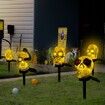 Halloween Skull Pathway Lights, Garden Stake Lights Halloween Outdoor Decorations, Waterproof  3D LED Skull Halloween Decor for Yard Porch Lawn Pathway Garden