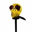 Halloween Skull Pathway Lights, Garden Stake Lights Halloween Outdoor Decorations, Waterproof  3D LED Skull Halloween Decor for Yard Porch Lawn Pathway Garden