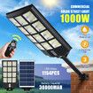 1000W Commercial LED Solar Street Light Road Lamp Motion Sensor Remote Outdoor Garden Wall Dusk To Dawn Patio Parking Lot Flood Pole Waterproof
