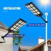 1000W Commercial LED Solar Street Light Road Lamp Motion Sensor Remote Outdoor Garden Wall Dusk To Dawn Patio Parking Lot Flood Pole Waterproof