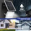 140 LED Solar Flood Light Sensor Street Outdoor Garden Remote Security Wall Lamp Floodlight Outside Waterproof Yard Driveway Patio Parking Lot 100W