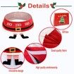 Christmas Tree Collar,Xmas Red Tree Ring for Artificial Trees,Foldable Reusable Tree Box Decor for Home,School,Office Party Decoration Santa Claus