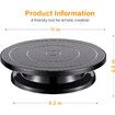 11 Inch Rotate Turntable Sculpting Wheel Revolving Cake Turntable for Paint Spraying Spinner, Cake Decorating, Displaying Item