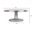 Aluminium Alloy Revolving Cake Stand 12 Inch Rotating Cake Turntable for Cake, Cupcake Decorating Supplies