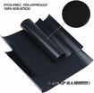 Grill Mat Set of 5, 100% Non-Stick BBQ Grill Mats for Electric Grill Gas Charcoal BBQ 40x33 cm, Black