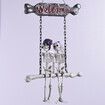 Halloween Skull Skeleton Bride And Groom Welcome Doorplate Hanger