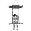 Halloween Skull Skeleton Bride And Groom Welcome Doorplate Hanger