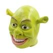 Adult Unisex Shrek Mask Green Full Head Latex Mask Cosplay Costume Accessories