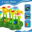 Three Light Modes Flower Sprinkler for Kids Sprinklers for Yard Kids and Toddlers