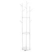 Clothes Coat Hat Rack Hall Stand Hanger Bag Tree Display Shelf Umbrella Garment Shoe Storage Closet Organizer Home Entryway 9 Hooks 3 Tiers