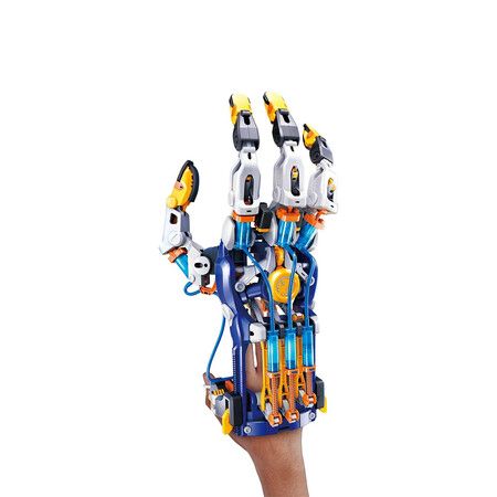 Mega Cyborg Hand STEM Experiment Kit, Build Your Own GIANT Hydraulic Hand, Learn Hydraulic and Pneumatic Systems