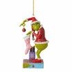 2023 Christmas Grinches Tree Decorations,8PCS Acrylic Cute Funny Green Doll Christmas Pendants Hanging,2D Flat Tree Ornaments with Printing 9cm/3.54in