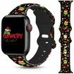 Christmas Grinch Apple Watch Band Compatible with Band 42mm/44mm/45mm,Soft Silicone Sport Replacement Strap Band