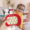 Christmas Handheld Game for Pop Fidget Game Toys, Quick Push Game, Bubble Stress Pop Light Up Game, Mini Games Sensory Toys for Autistic Children