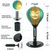 Desktop Punching Bag Stress Buster with Suction Cup for Office Table and Counters Heavy Duty Stress Relief Desk Boxing Punch Ball-Green