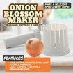 Onion Blossom Maker Set, All in One Blooming Set w Core Cutter and Knife Guide