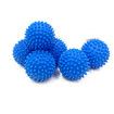 6.5CM Plastic Dryer Balls Laundry Reusable of Blue Colors with Mesh Laundry Bag (Pack of 6 )