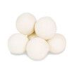 Wool Dryer Balls, Natural Fabric Softener, Reusable, Reduces Clothing Wrinkles and Saves Drying Time (6Pcs)