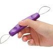 Grape Peeler, Fruit Grape Skin Peeler Remover Mini Portable Kitchen Gadget Peeling Tool Purple 7.0x0.8in