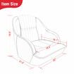 OGL Boat Seat Chair Marine Bucket Helm Captain Pontoon Vinyl Upholstery Foam Cushion Water UV Wind Proof 19.5x22x21.5 Inches