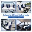 OGL Boat Seat Chair Helm Bucket Marine Captain Pontoon Foam Cushion Vinyl Upholstery Water UV Wind Proof 19.5x22x21.5 Inches